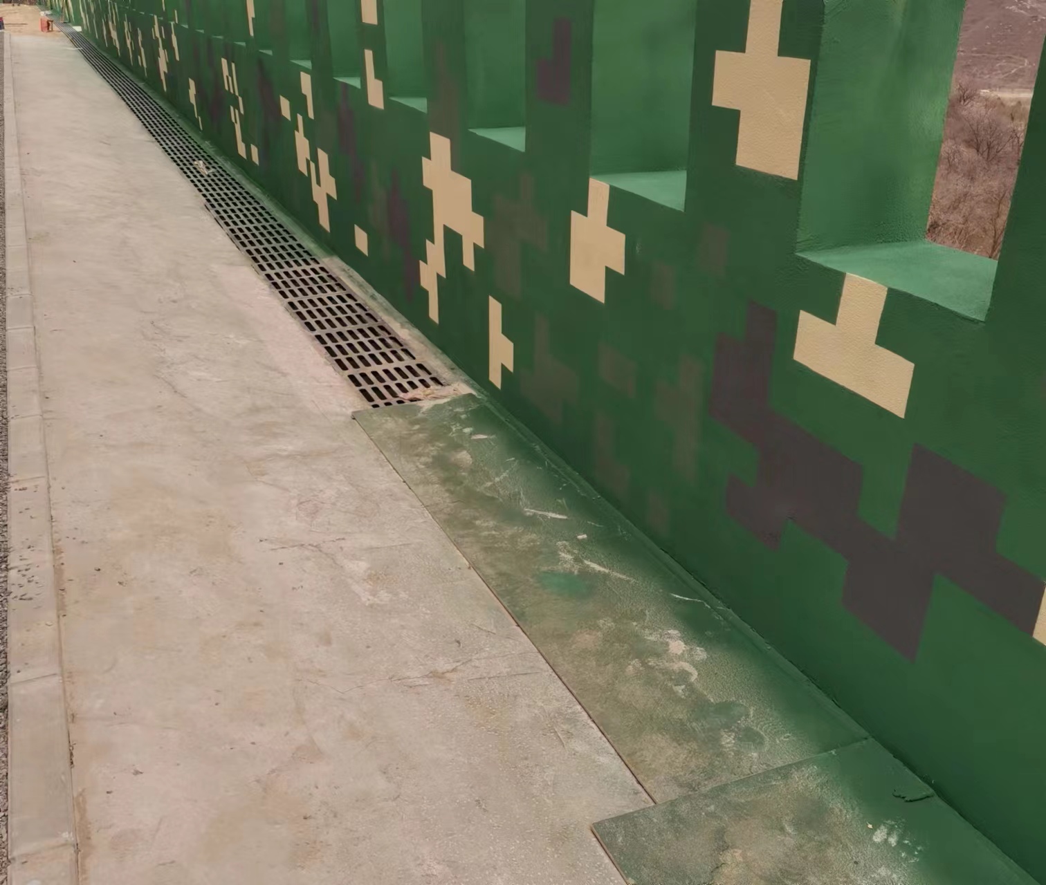 舟山围墙迷彩喷涂,数迷彩漆