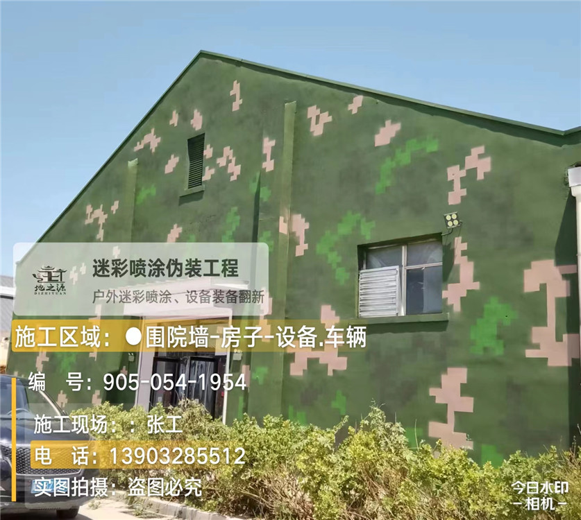 舟山外墙数码迷彩漆施工报价清单（100㎡标准墙面测算）